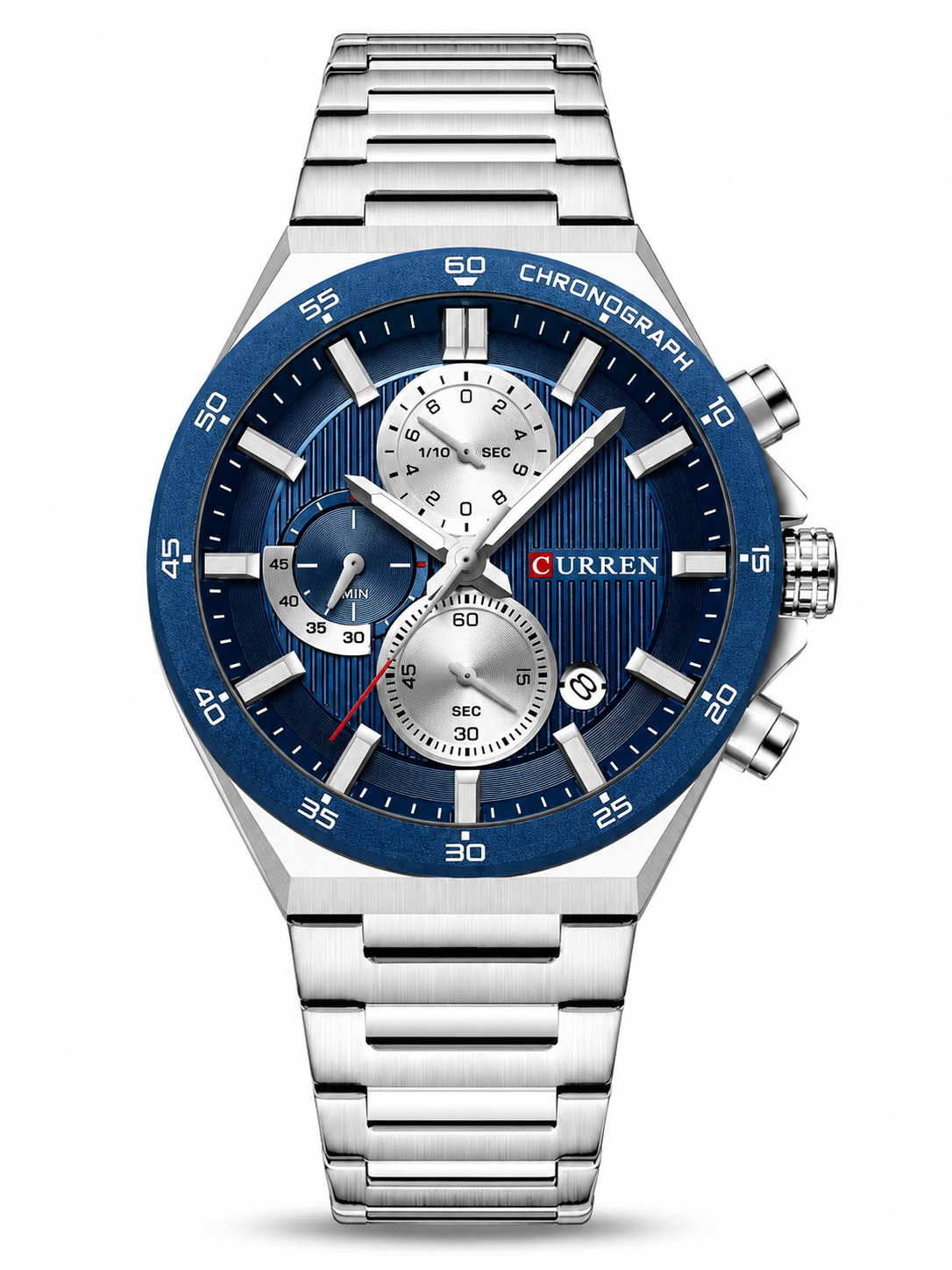 Reloj Curren Chronograph Black Edition para Hombre | Acero Negro | Diseño Deportivo Elegante