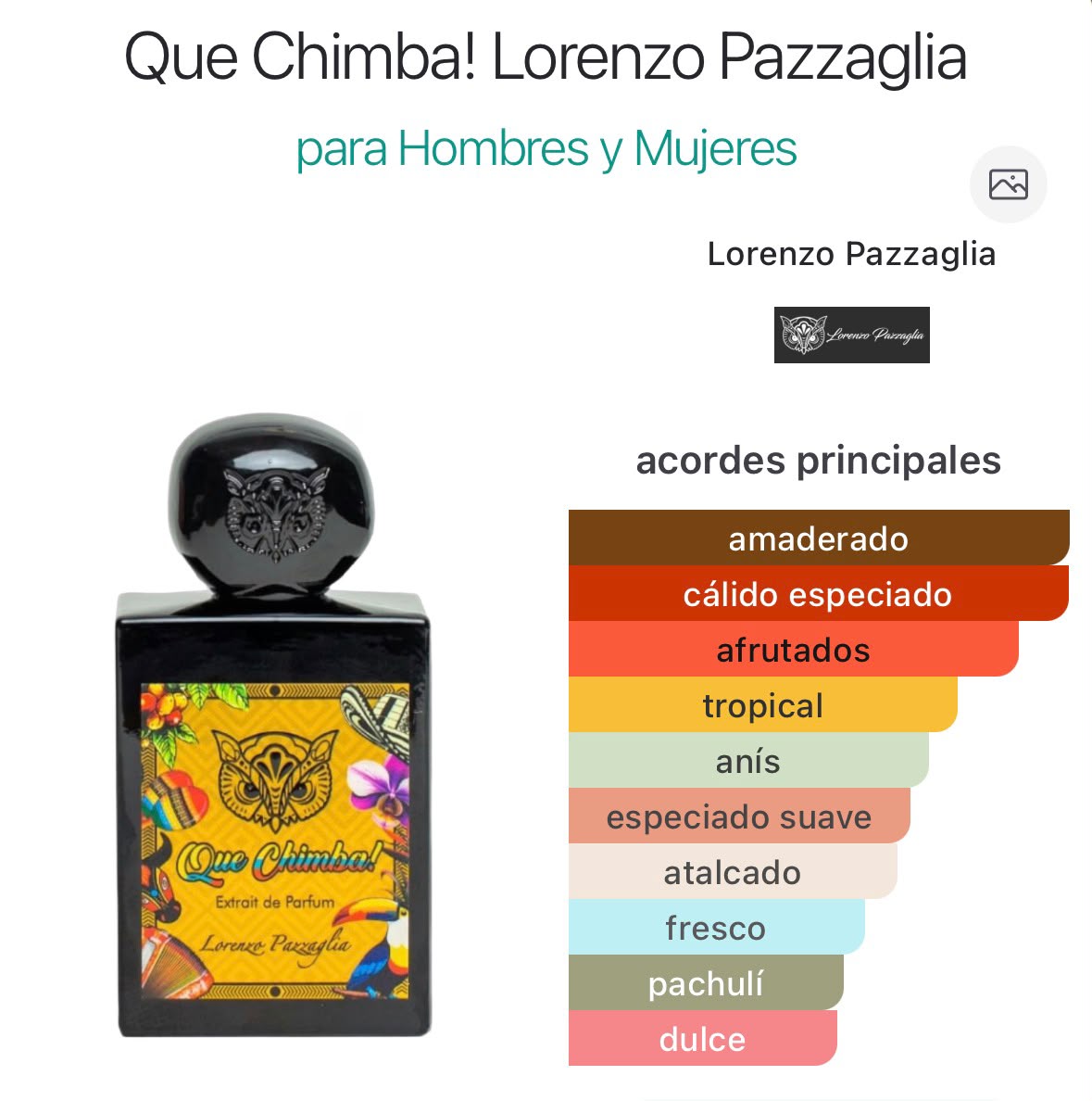 🌴 Que Chimba! Lorenzo Pazzaglia – Perfume Unisex