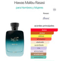 🌴 Hawas Malibu Rasasi – Perfume Árabe para Hombre