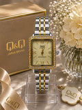 Reloj Q&Q para Mujer – Diseño Elegante con Cristales y Variedad de Colores