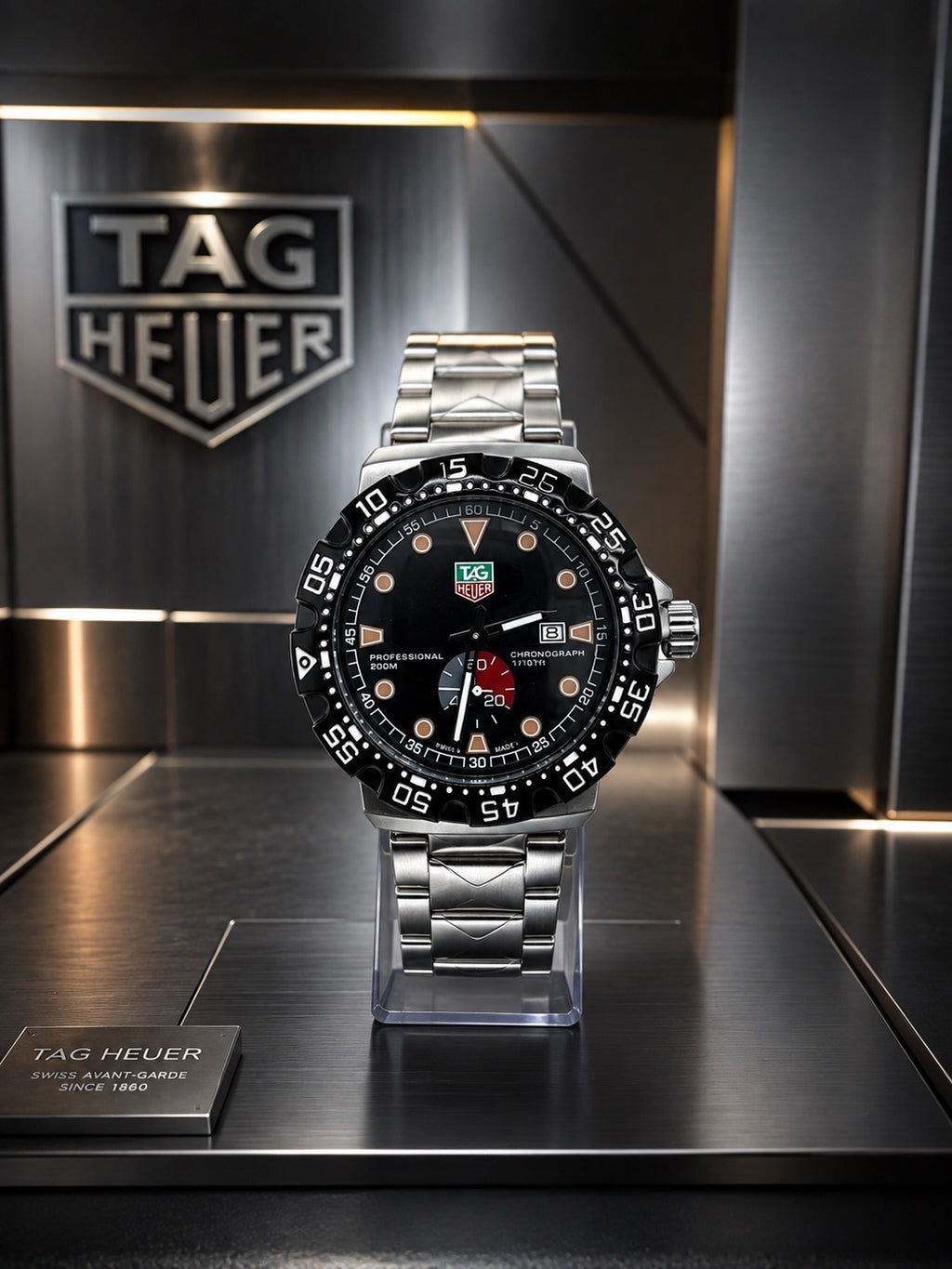 Reloj Deportivo Estilo TAG Heuer – Cronógrafo y Diseño Profesional
