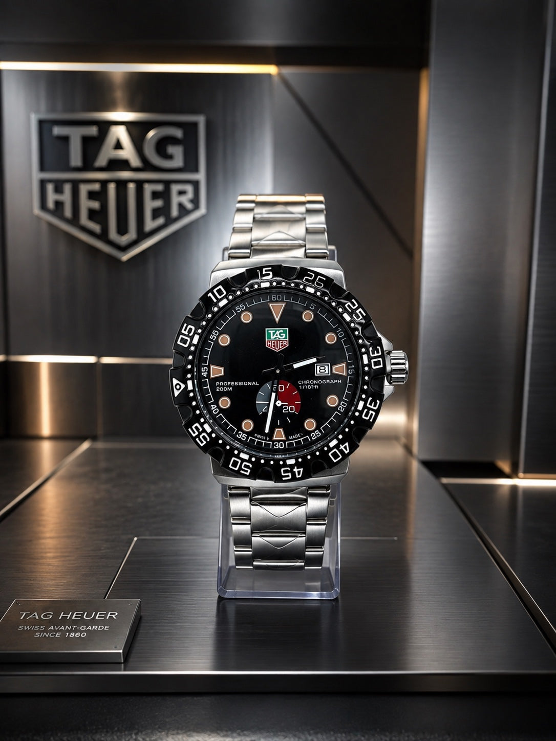 Reloj Deportivo Estilo TAG Heuer – Cronógrafo y Diseño Profesional