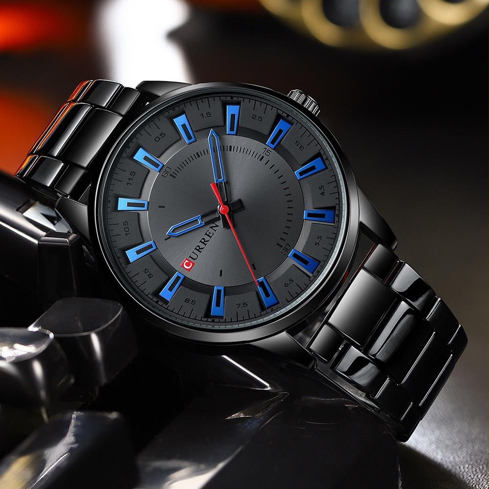 Reloj Curren Hombre – Diseño Elegante en Negro y Dorado