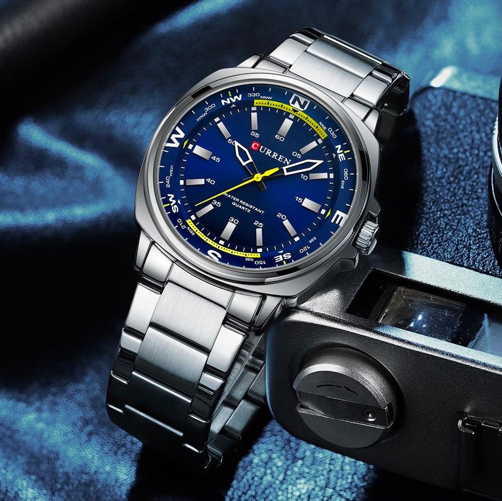 Reloj Curren Hombre Acero Inoxidable – Diseño Deportivo y Elegante