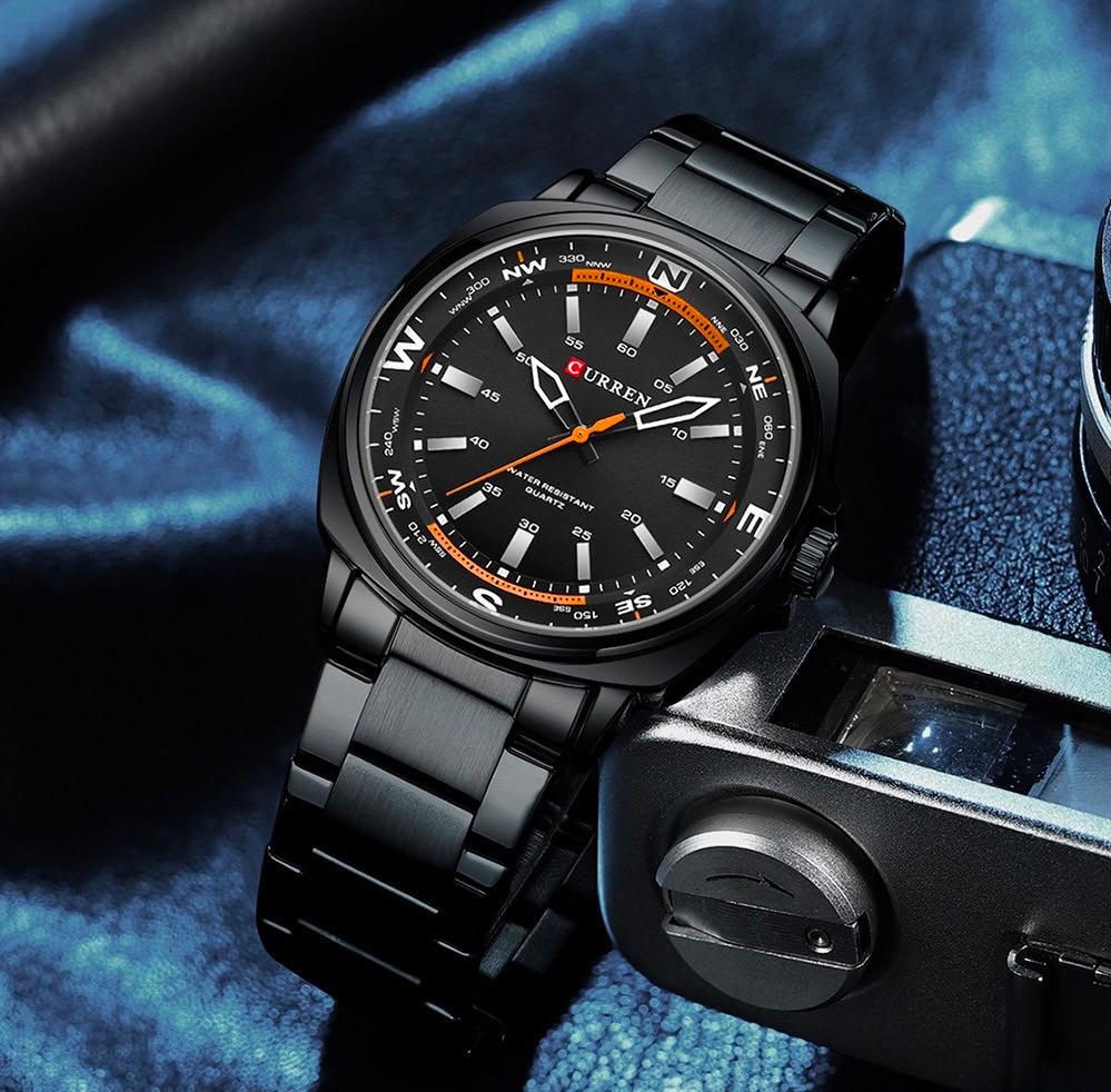 Reloj Curren Hombre Acero Inoxidable – Diseño Deportivo y Elegante