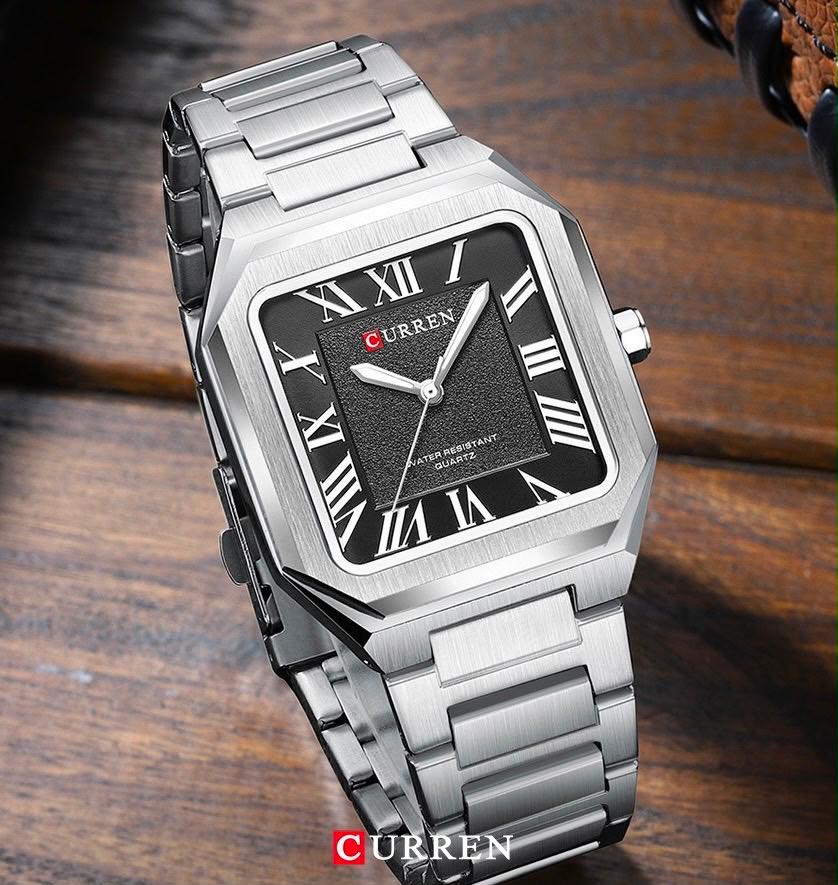 Reloj Curren Hombre Acero Inoxidable – Diseño Clásico Romano