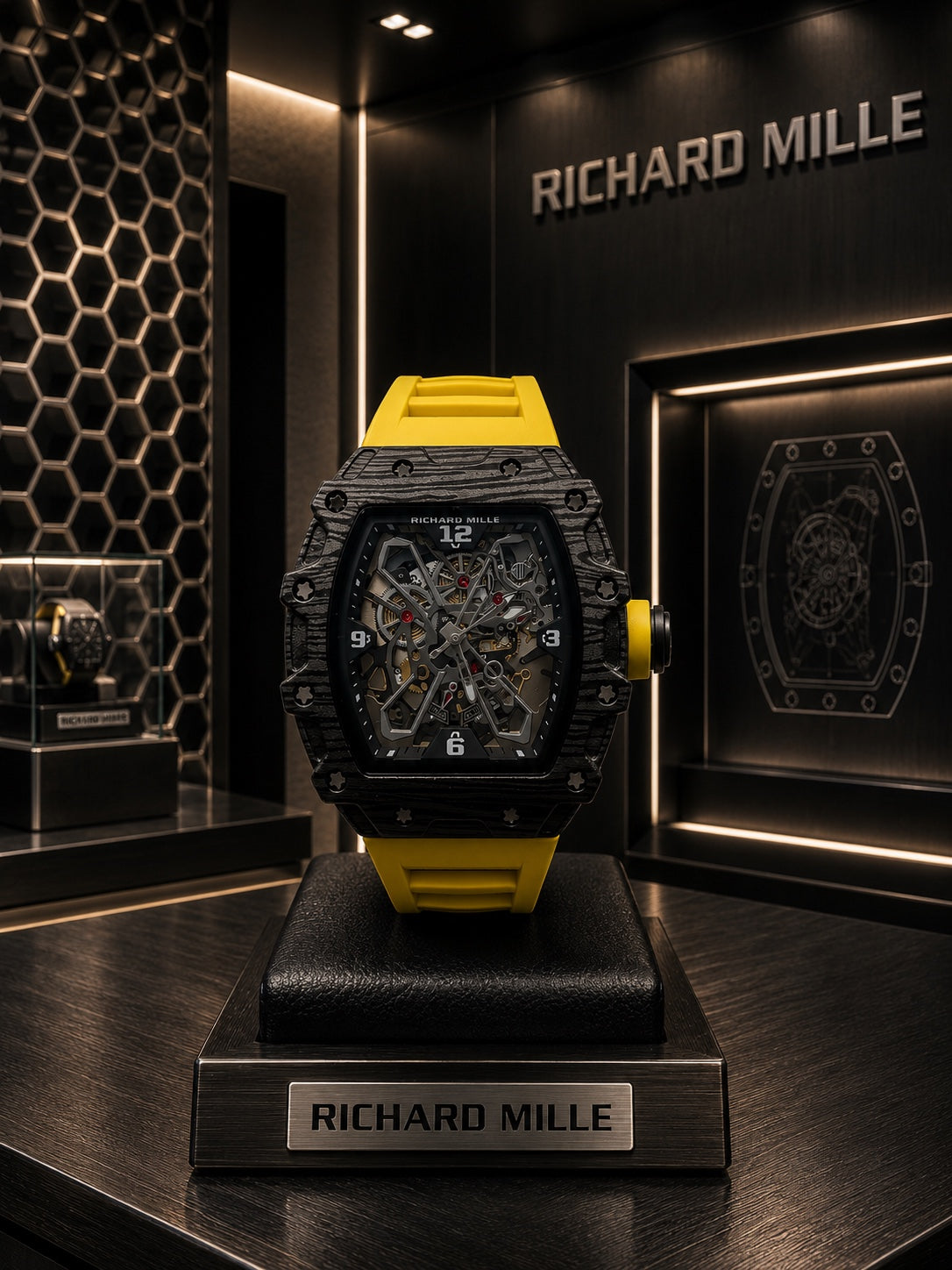 Reloj Richard Mille Skeleton – Diseño deportivo de alta presencia