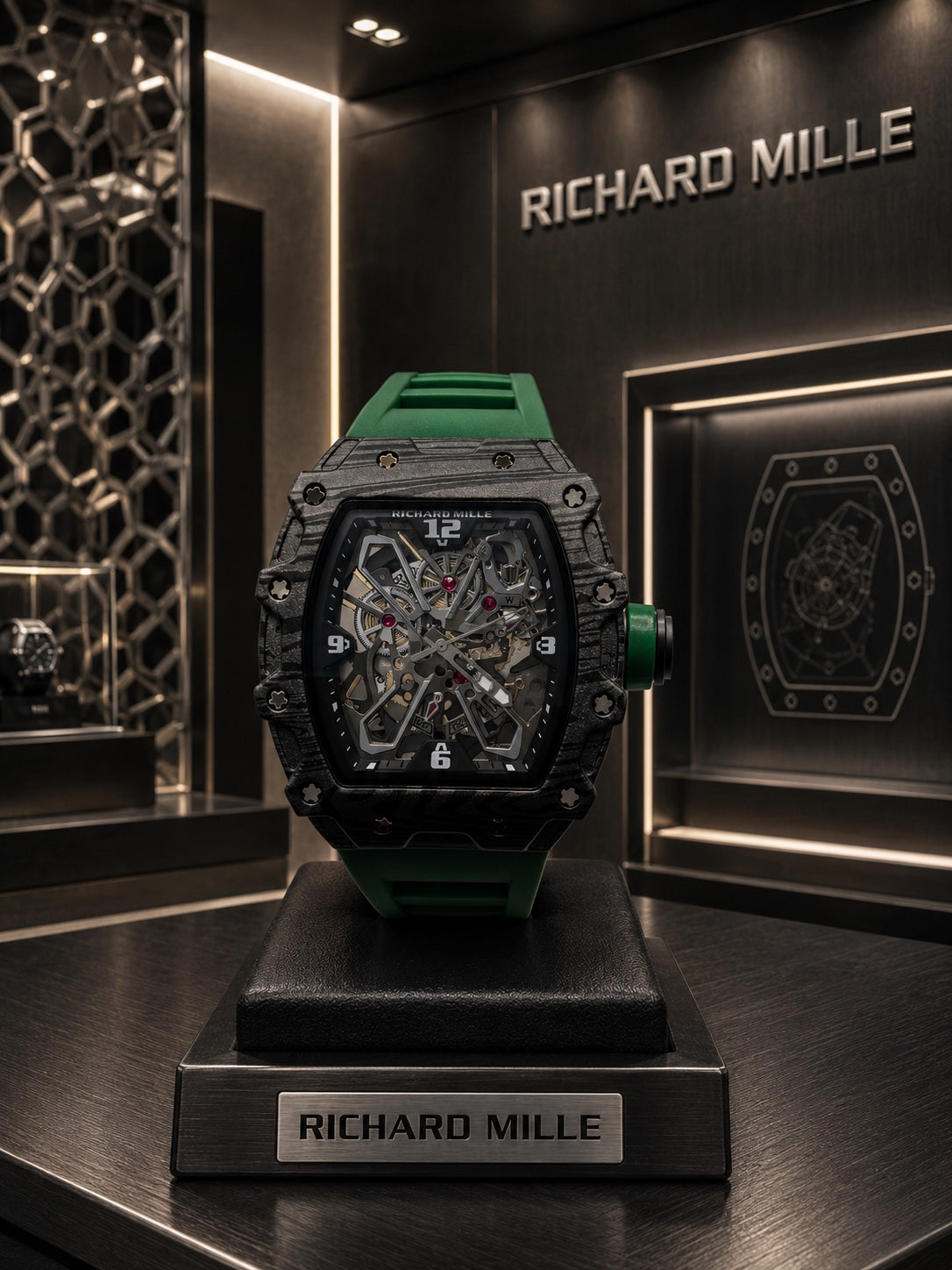 Reloj Richard Mille Skeleton – Diseño deportivo de alta presencia