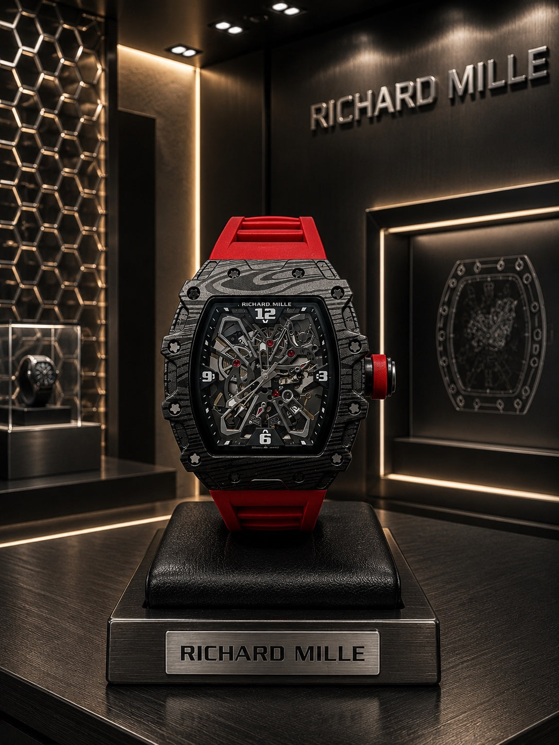 Reloj Richard Mille Skeleton – Diseño deportivo de alta presencia