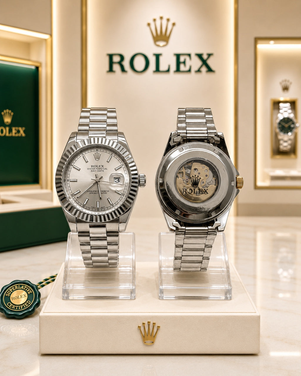 Reloj Estilo Day-Date – Diseño clásico y sofisticado
