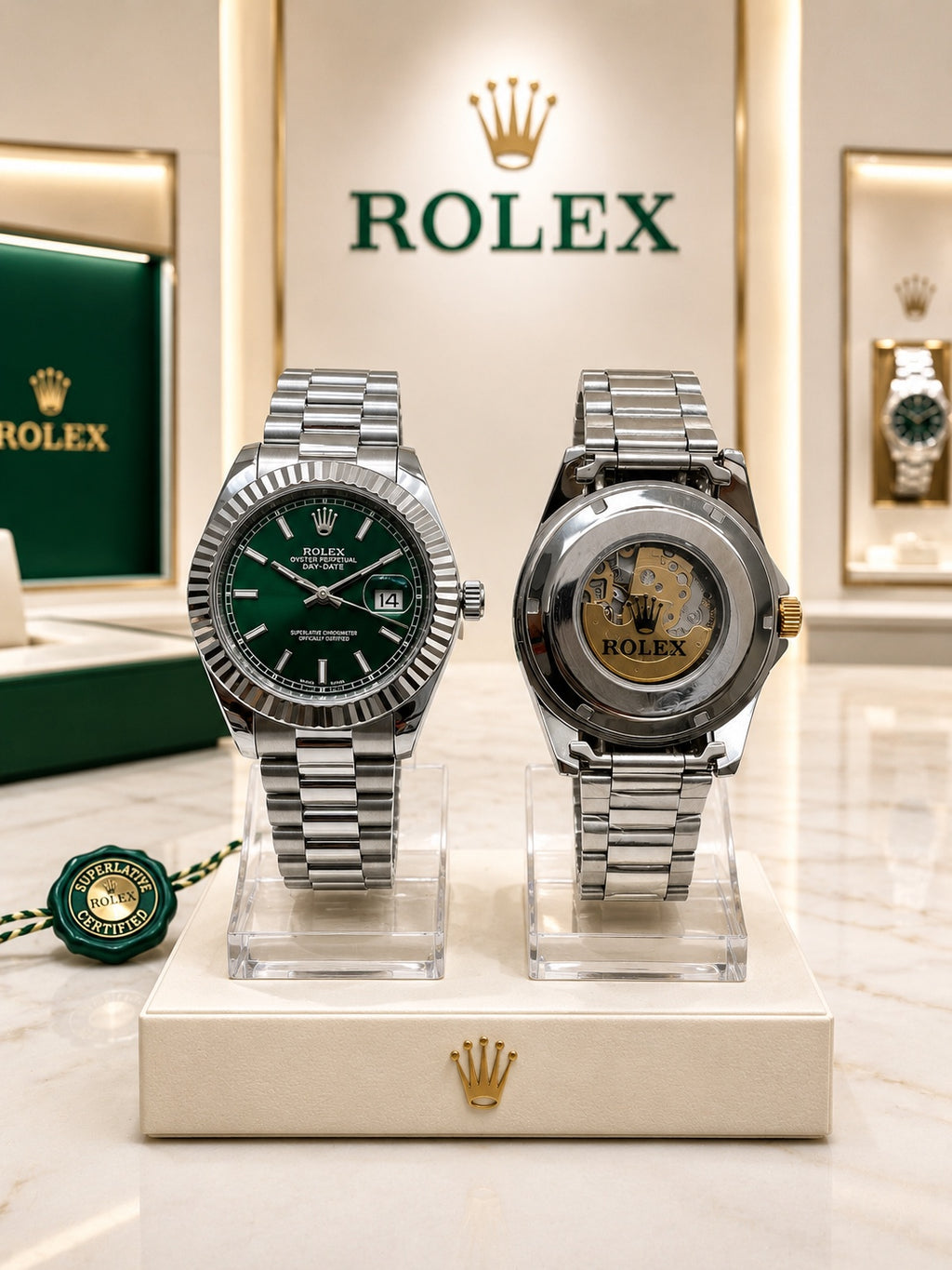Reloj Estilo Day-Date – Diseño clásico y sofisticado