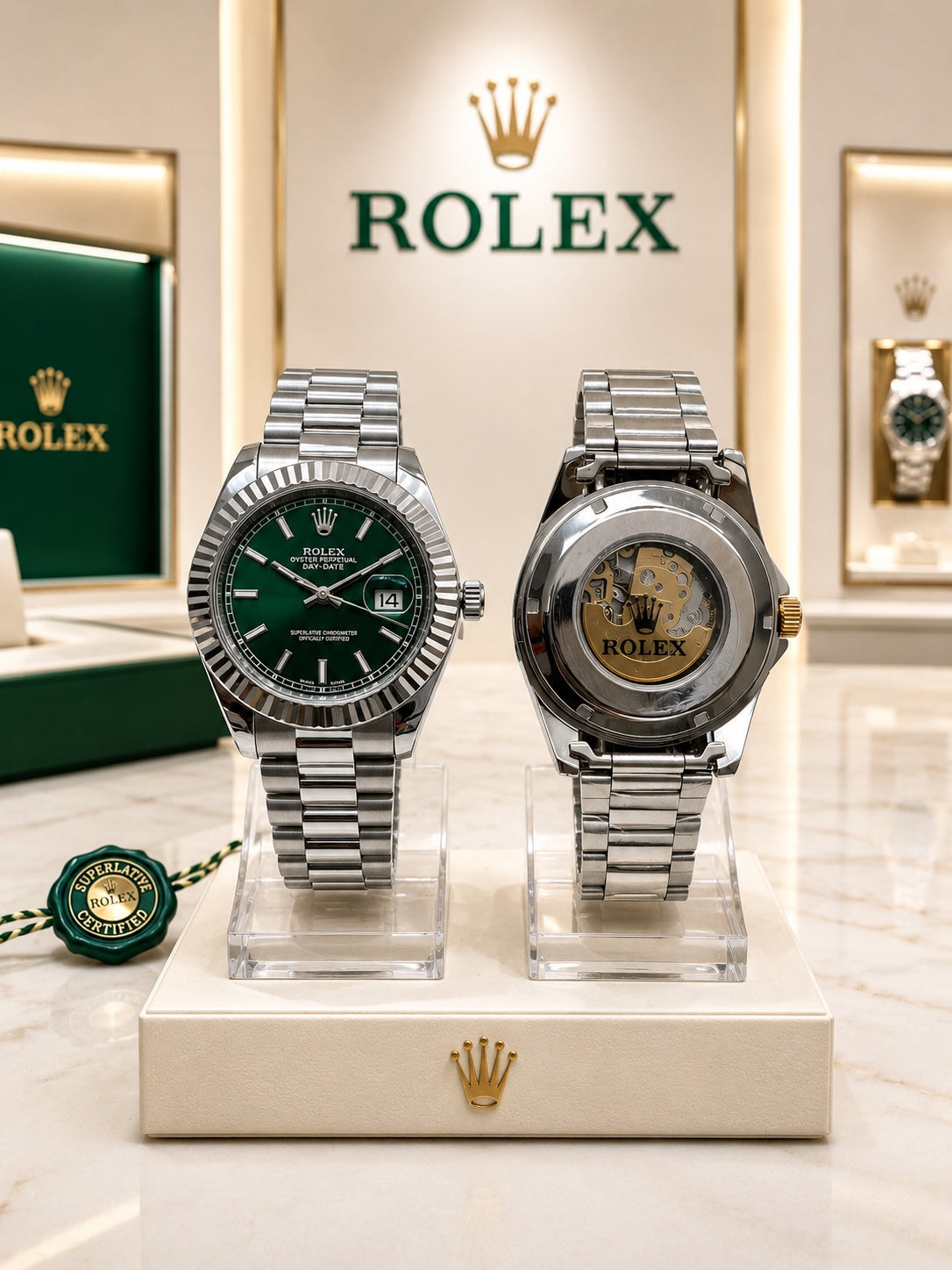 Reloj Estilo Day-Date – Diseño clásico y sofisticado
