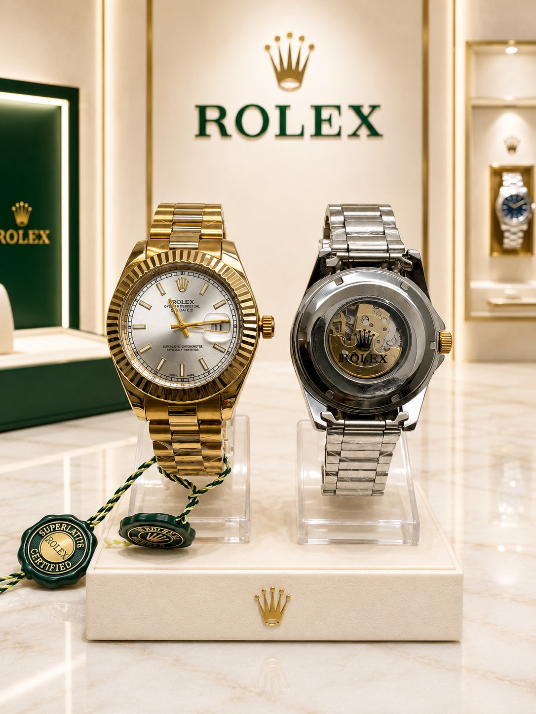 Reloj Estilo Day-Date – Diseño clásico y sofisticado