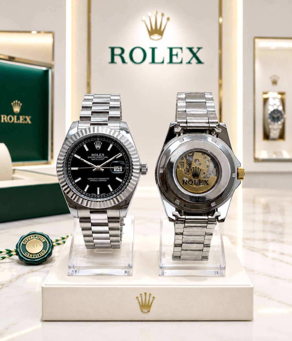 Reloj Estilo Day-Date – Diseño clásico y sofisticado