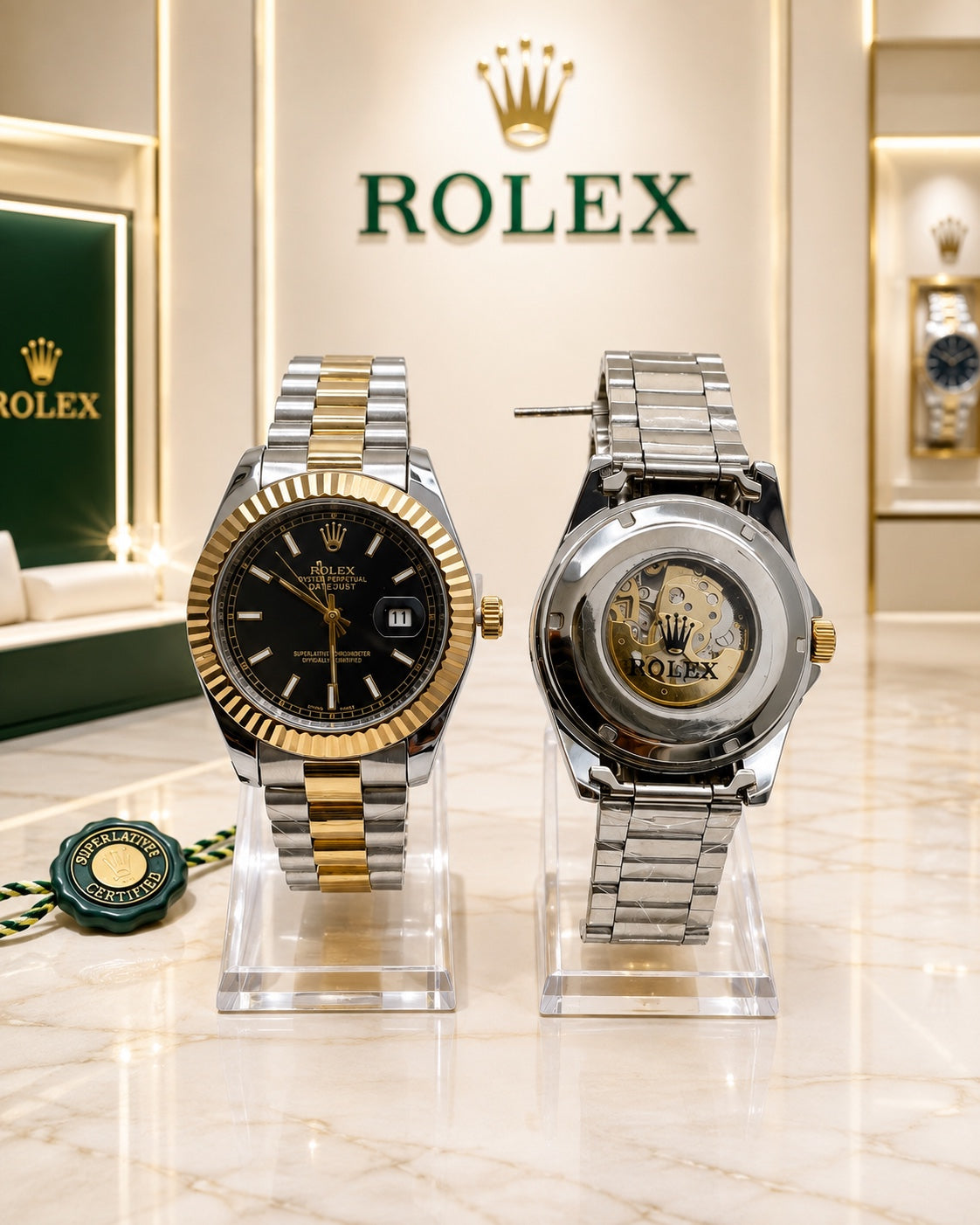 Reloj Estilo Day-Date – Diseño clásico y sofisticado