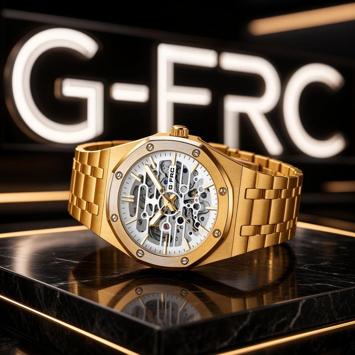 Reloj G-FRC Skeleton Automático para Hombre