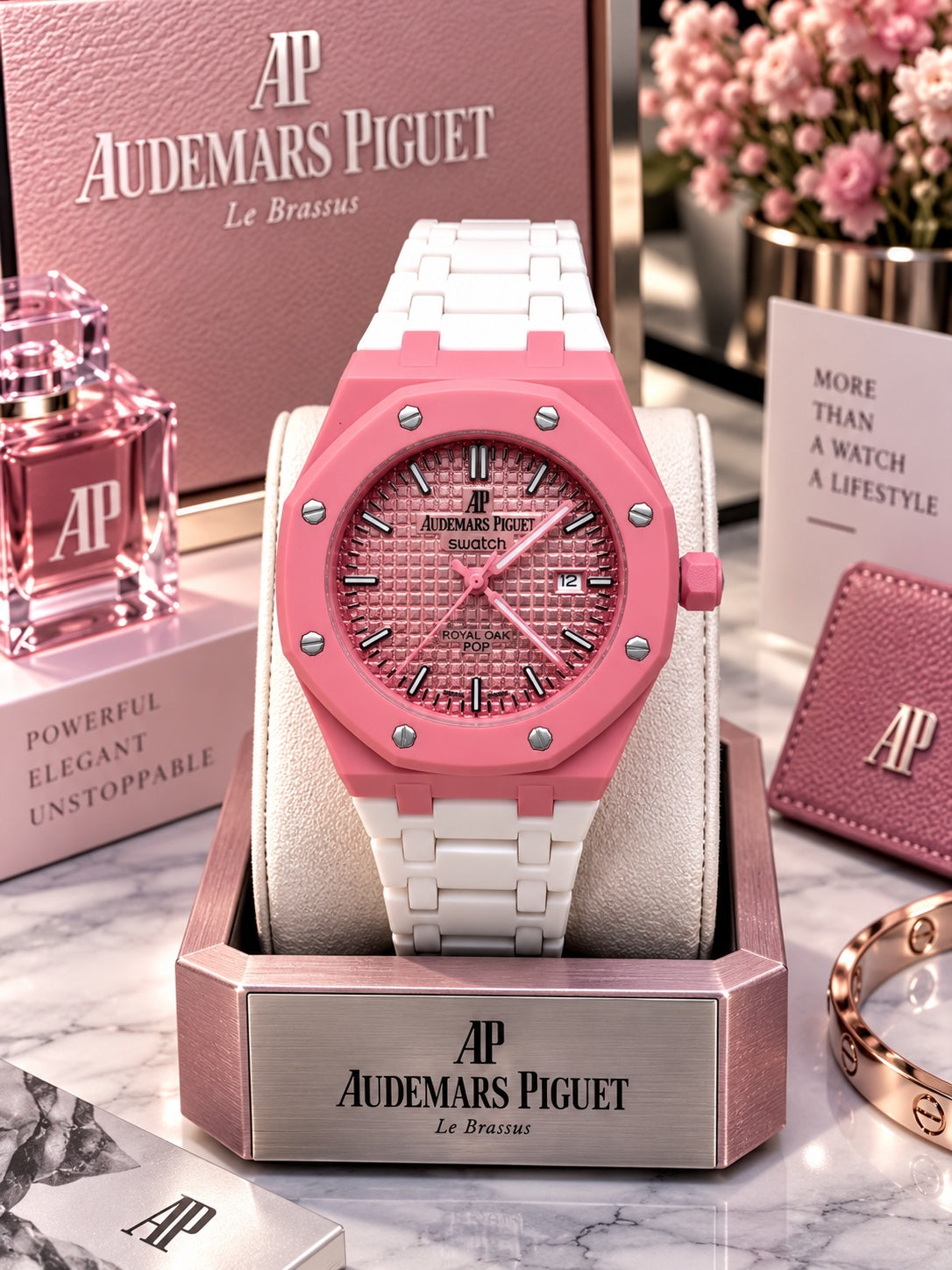 Reloj estilo Royal Oak – Audemars Piguet x Swatch.
