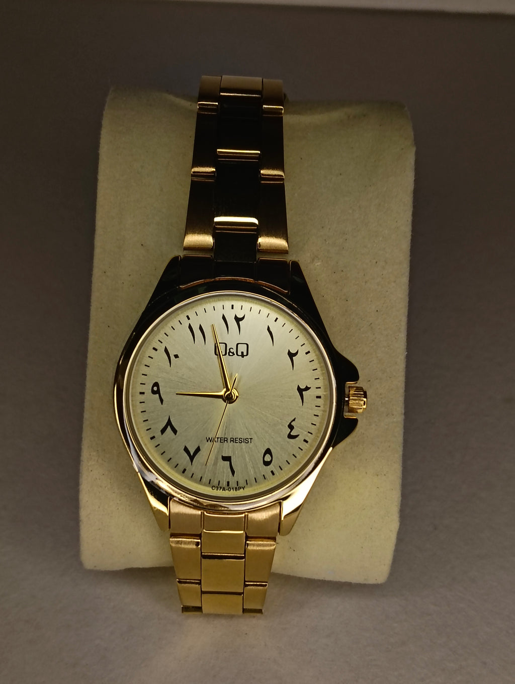 Reloj Q&Q para Mujer Dorado | Esfera Blanca con Números Árabes | Elegancia Clásica