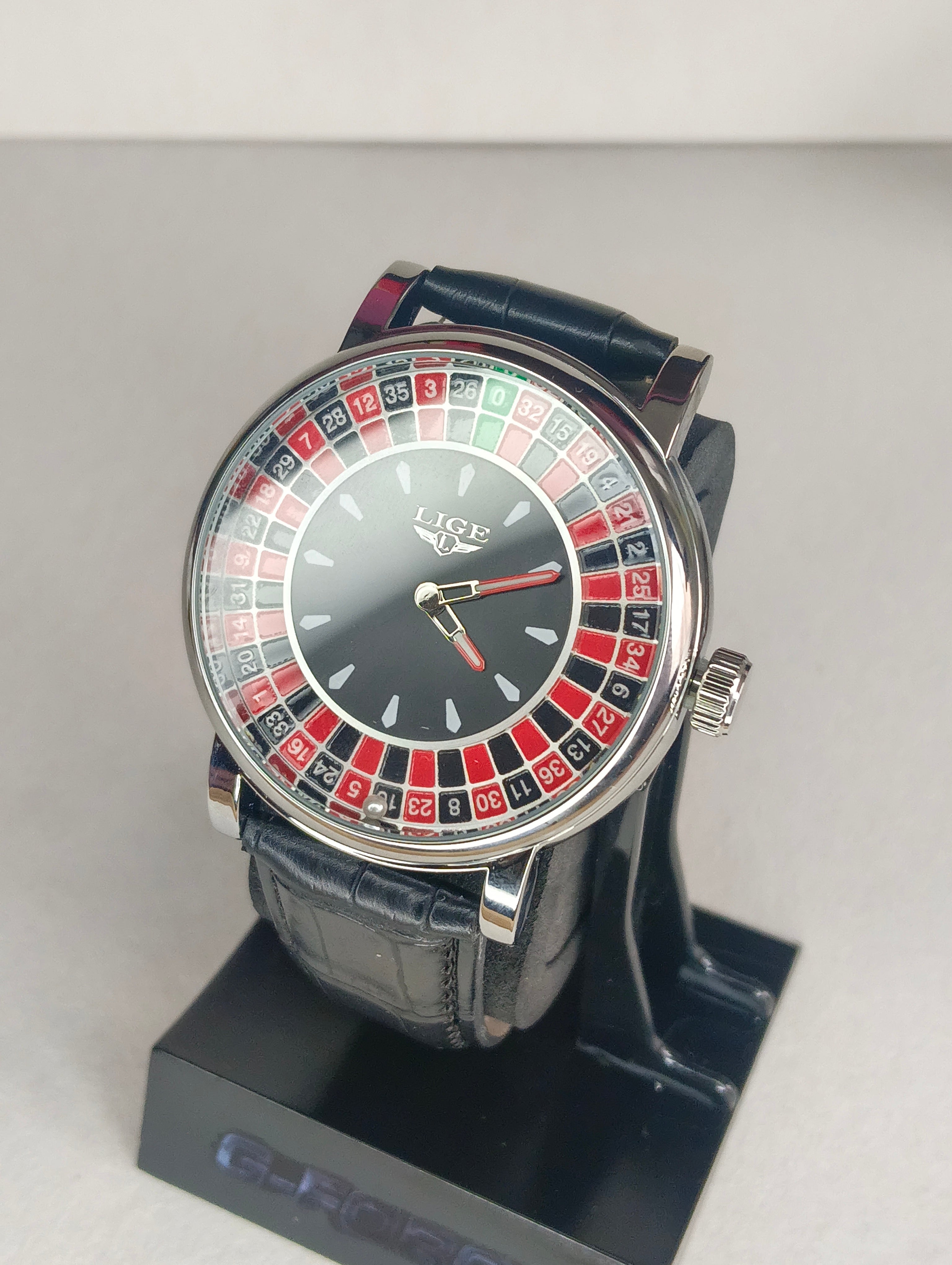 Reloj LIGE Diseño Ruleta para Hombre | Pedro's Watches Time