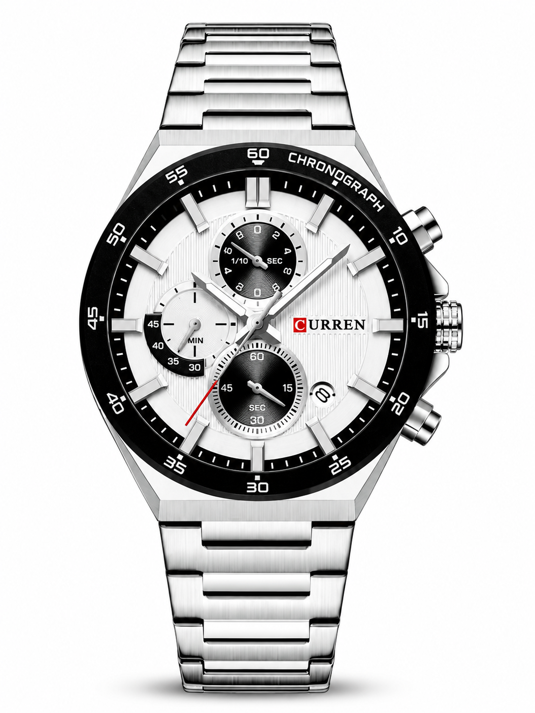 Reloj Curren Chronograph Black Edition para Hombre | Acero Negro | Diseño Deportivo Elegante