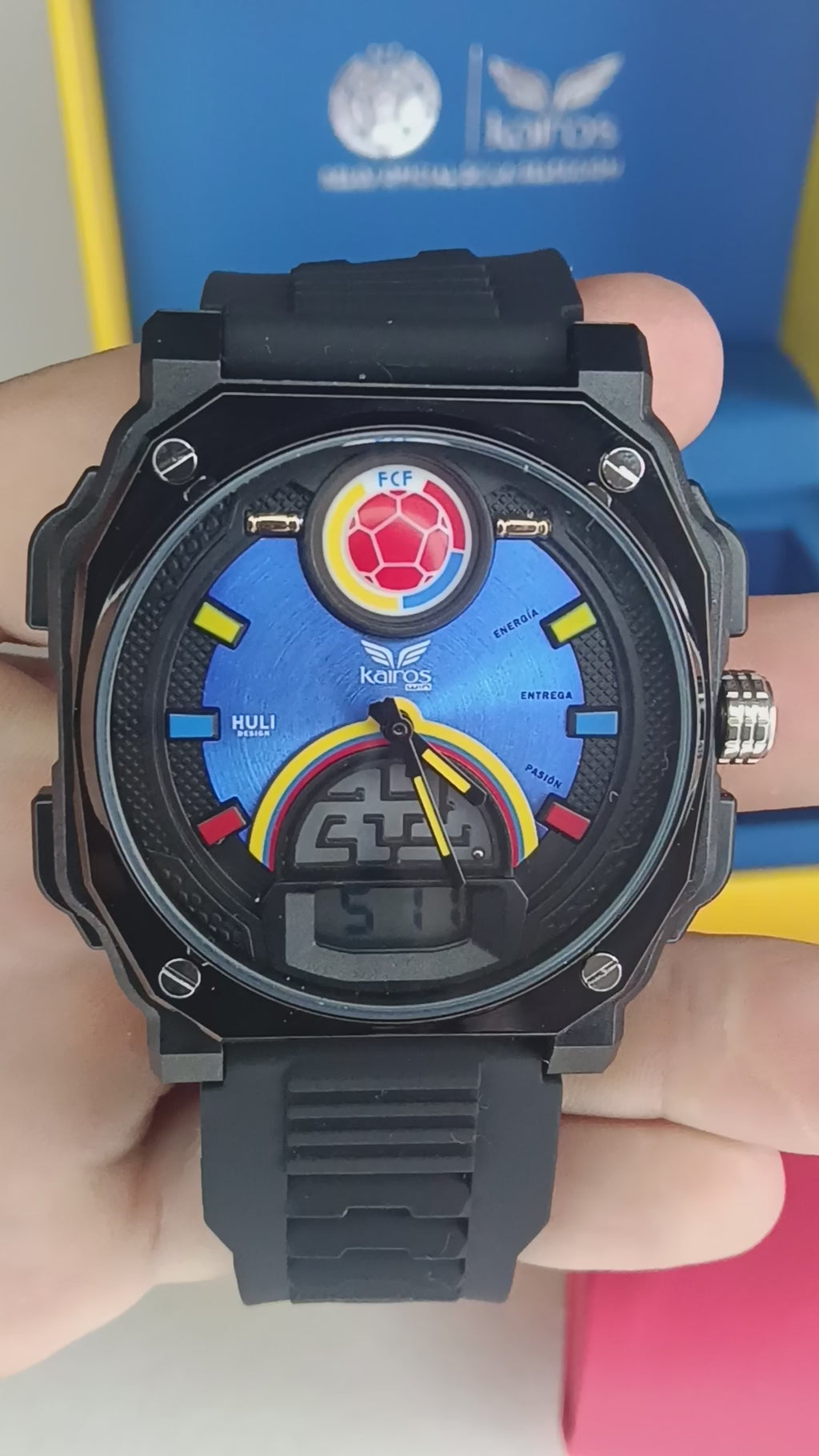 Kairos FCF Edición Oficial – Reloj Analógico Digital con Correa Intercambiable