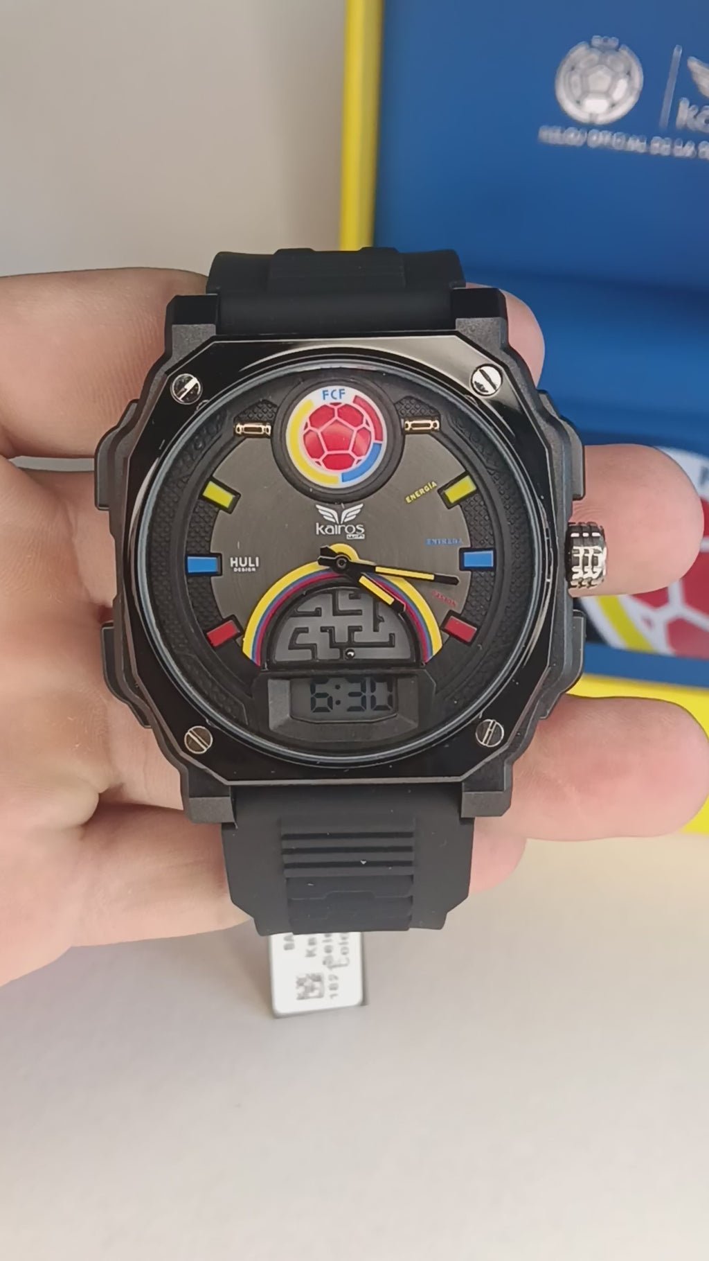 Kairos FCF Edición Oficial – Reloj Analógico Digital con Correa Intercambiable